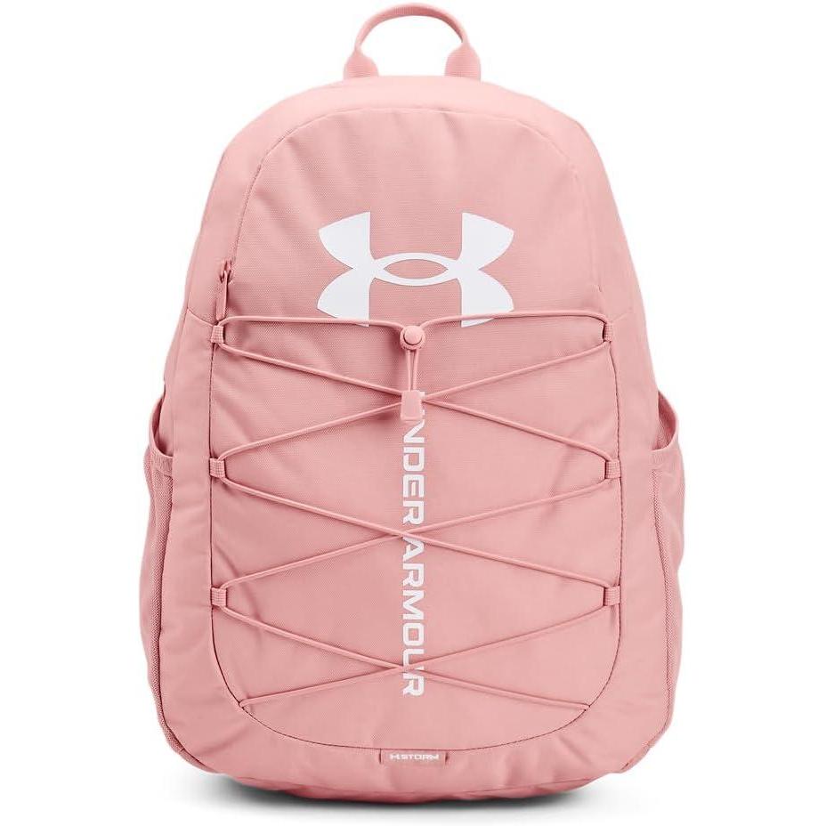image:imageUnder Armour Hustle Sport Backpack673 Pink Fizz Pink Fizz White