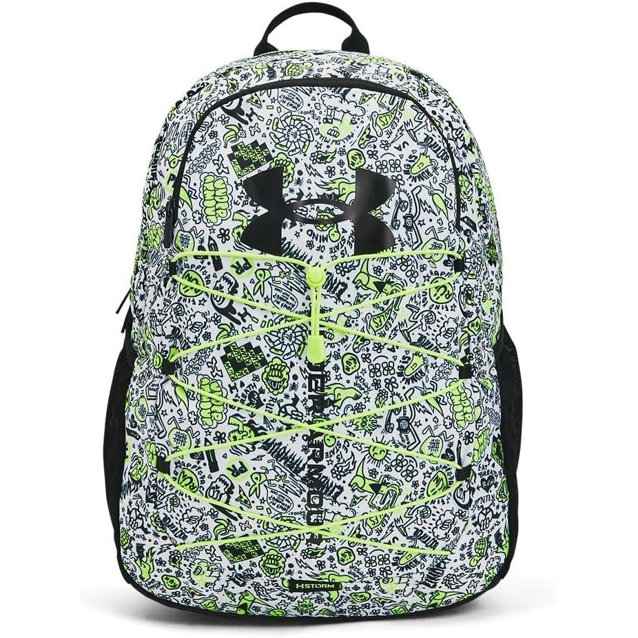 image:imageUnder Armour Hustle Sport Backpack732 High Vis Yellow Black Metallic Black