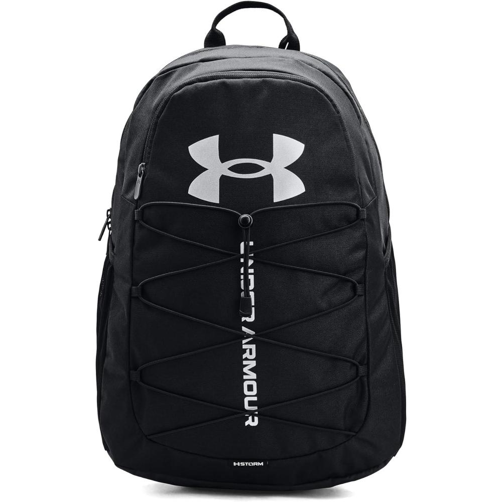 image:imageUnder Armour Hustle Sport BackpackBlack 001Silver