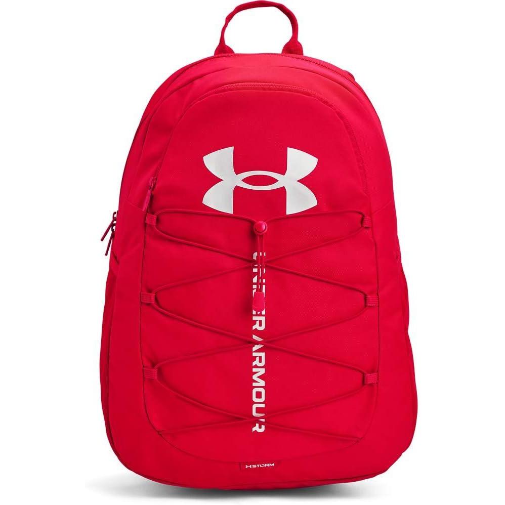 image:imageUnder Armour Hustle Sport BackpackRed 600Metallic Silver