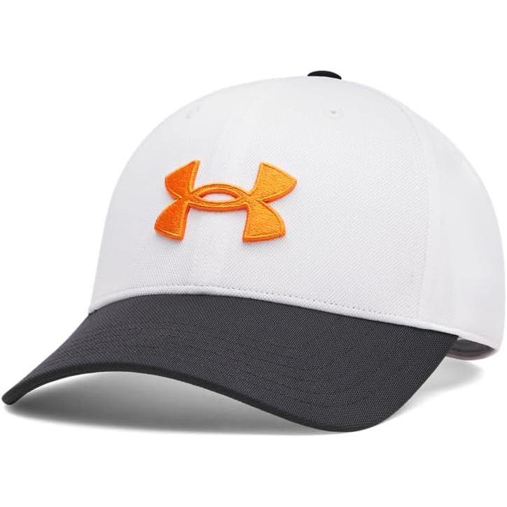 image:imageUnder Armour Mens Blitzing Cap Adjustable101 White  Black  Solar Orange