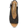 Aerosoles womens Cornelia(Black Embroidered Raffia)