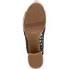 Aerosoles womens Cornelia(Black Embroidered Raffia With Cork Heel)