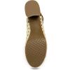 Aerosoles womens Cornelia(Natural/Tan Embroidered Raffia)