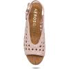 Aerosoles womens Cornelia(Pale Pink Embroidered Raffia)