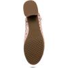 Aerosoles womens Cornelia(Pale Pink Embroidered Raffia)