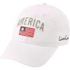 Black Clover American Crew 1 Adjustable Hat – Unisex Cap – Woven Label Flag – Eyelets for Ventilation White Hat/3d Stitch Lettering/American Flag Woven Patch One Size One Size
