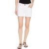 KUT from the Kloth Gidget Fray Jean Shorts(Optic White)