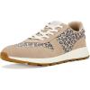 Oatmeal Small Leopard Spots Suede