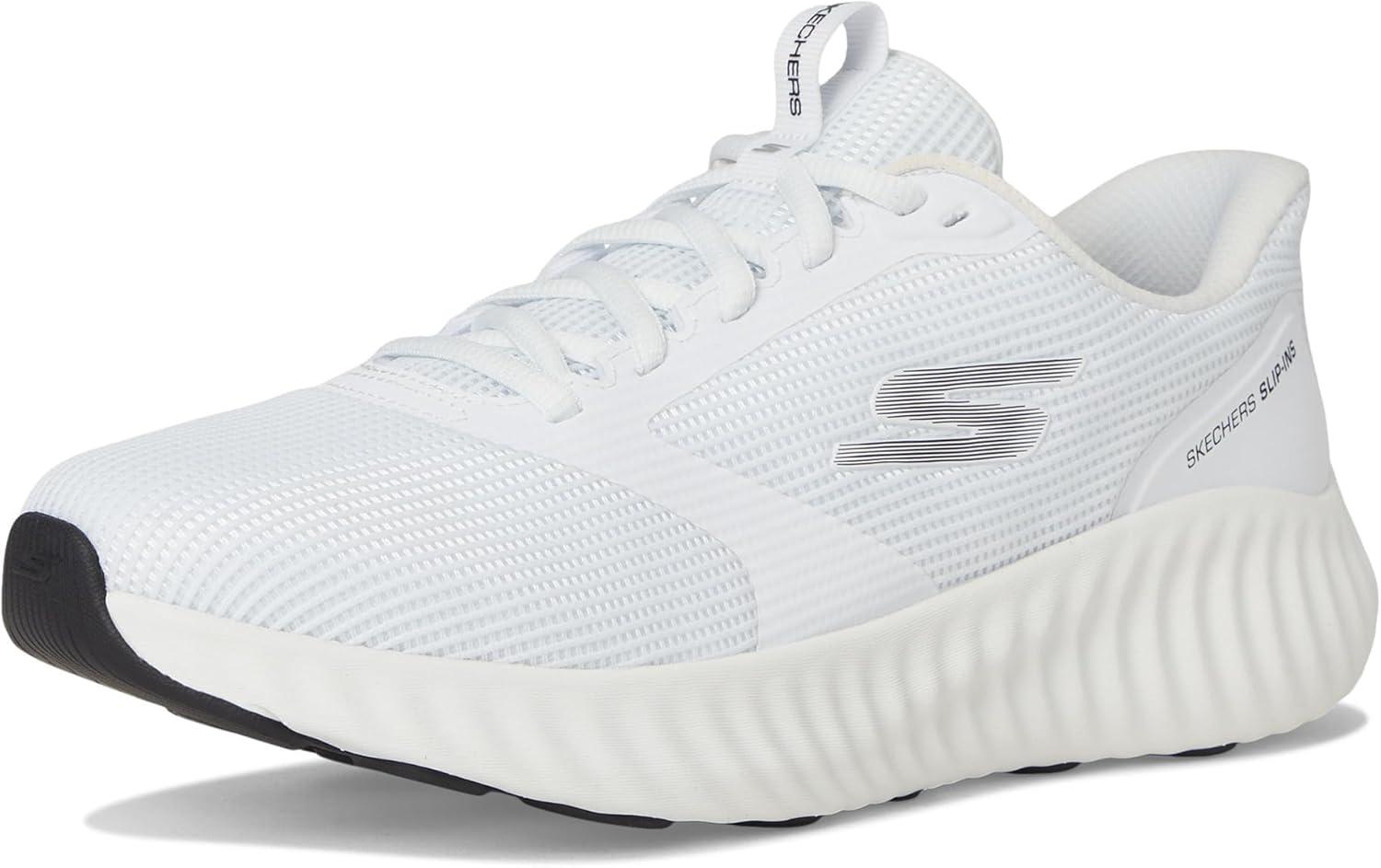 image:imageSkechers Mens Go Run Now Hands Free Slipins SneakersWhiteBlack