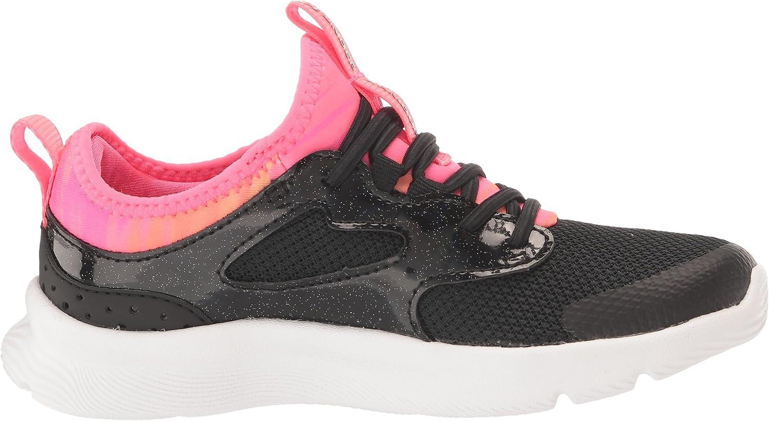 image:imageUnder Armour Girls Pre School Infinity 20 Print Alternate Closure002 BlackBlackPink Shock