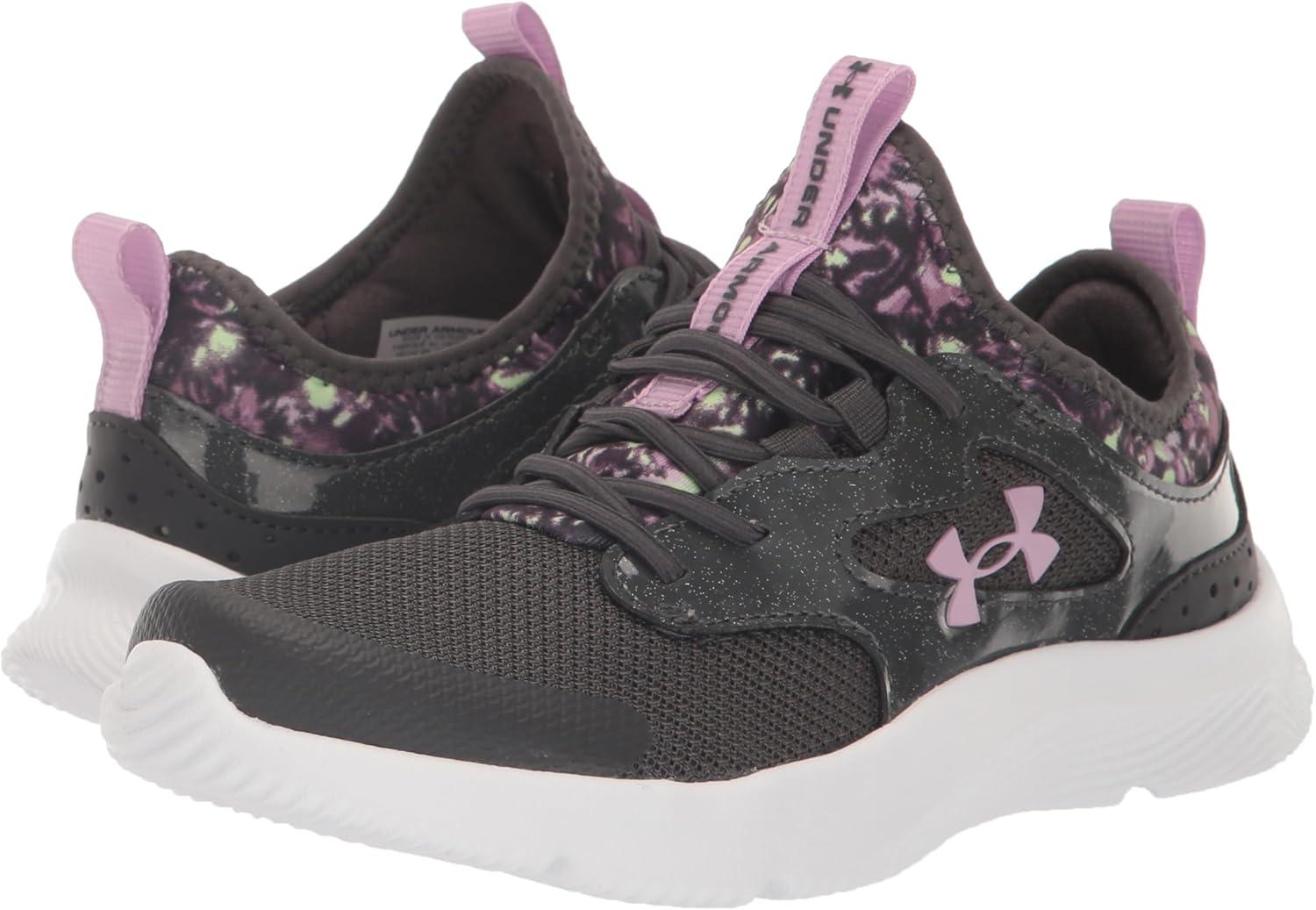 image:imageUnder Armour Girls Pre School Infinity 20 Print Alternate Closure101 Jet GrayJet GrayFresh Orchid