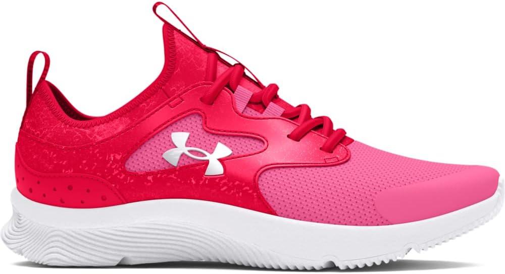 image:imageUnder Armour Girls Pre School Infinity 20 Print Alternate Closure602 Fluo PinkRedWhite