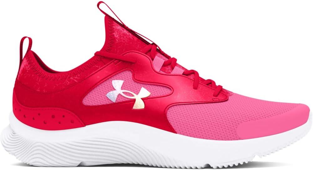 image:imageUnder Armour Girls Pre School Infinity 20 Print Alternate Closure603 Fluo PinkRedWhite
