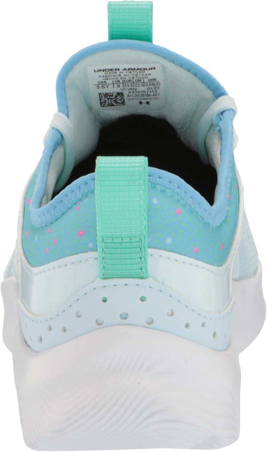 image:imageUnder Armour Girls Pre School Infinity 20 Print Alternate ClosureHalogen BlueHalogen BlueGreen Breeze