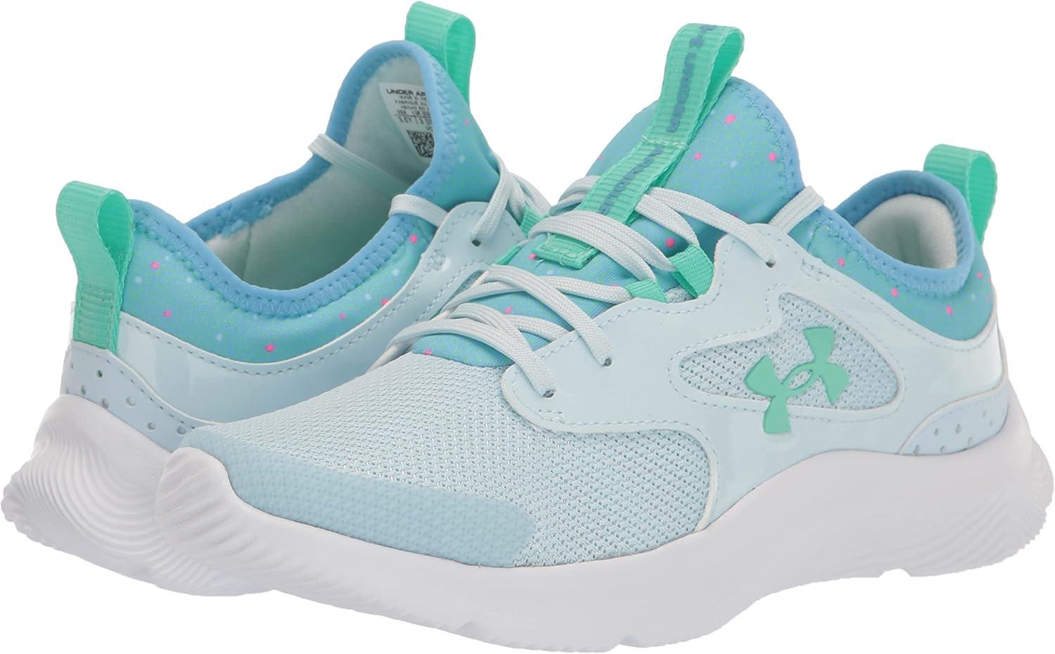 image:imageUnder Armour Girls Pre School Infinity 20 Print Alternate ClosureHalogen BlueHalogen BlueGreen Breeze