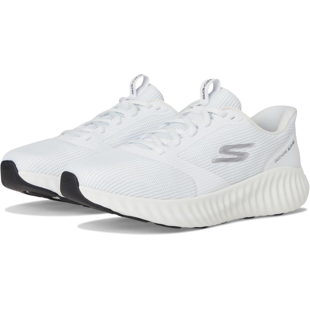 image:imageSkechers Mens Go Run Now Hands Free Slipins SneakersWhiteBlack