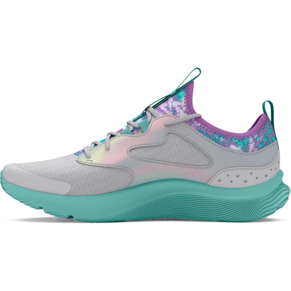 image:imageUnder Armour Girls Pre School Infinity 20 Print Alternate Closure102 Halo GrayProvence PurpleRadial Turquoise