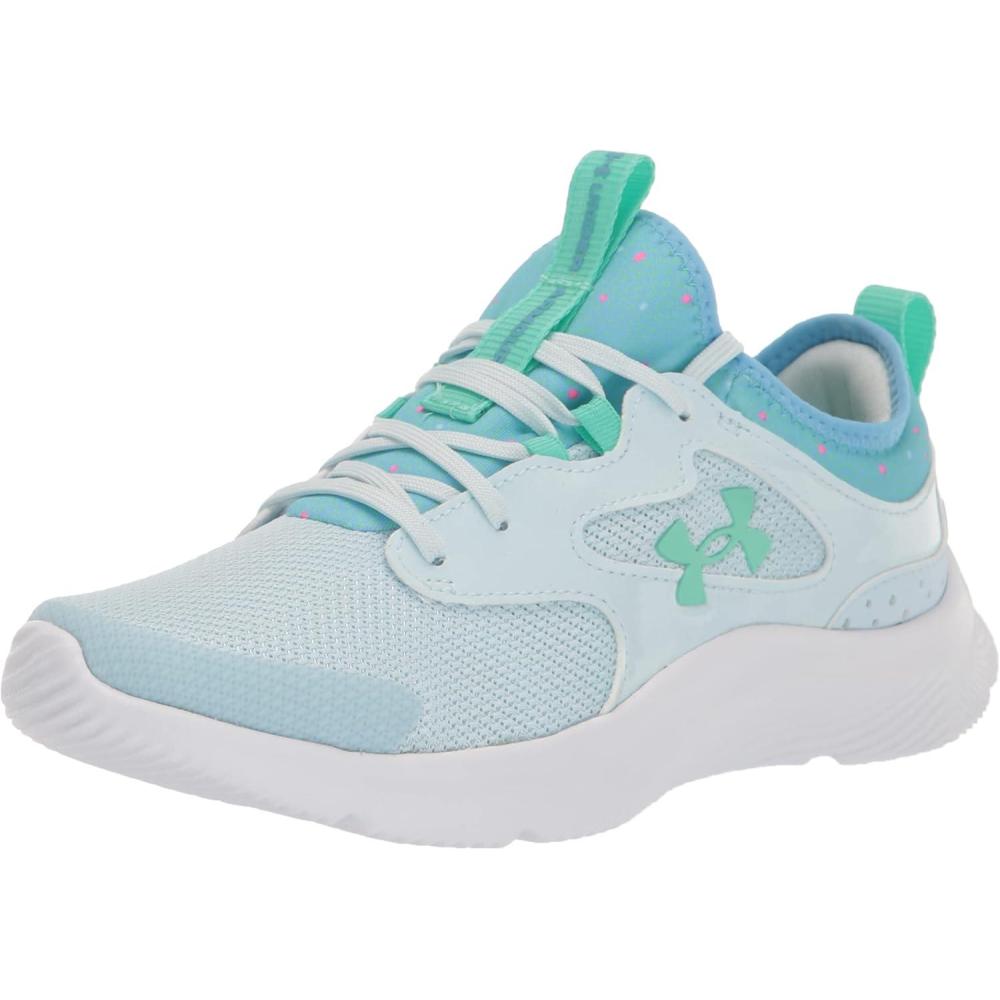 image:imageUnder Armour Girls Pre School Infinity 20 Print Alternate ClosureHalogen BlueHalogen BlueGreen Breeze