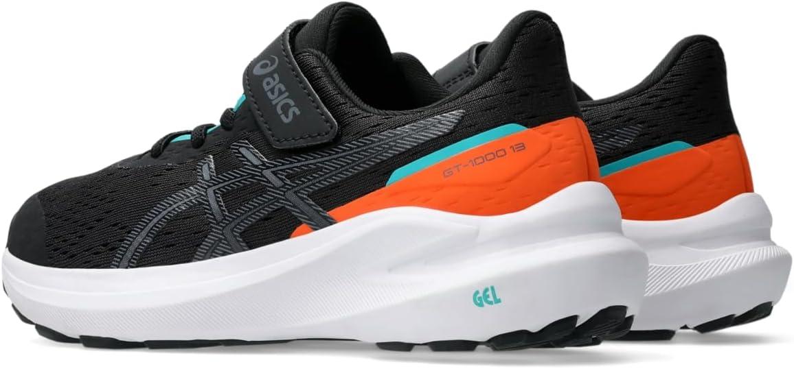 image:imageASICS Kids GT1000 13 Pre School Running ShoesBlackCarbon
