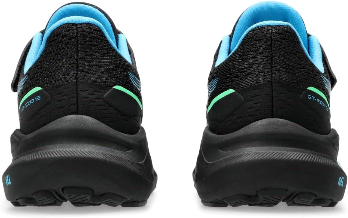 image:imageASICS Kids GT1000 13 Pre School Running ShoesBlackDigital Aqua