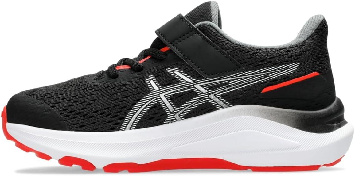 image:imageASICS Kids GT1000 13 Pre School Running ShoesBlackFiery Red