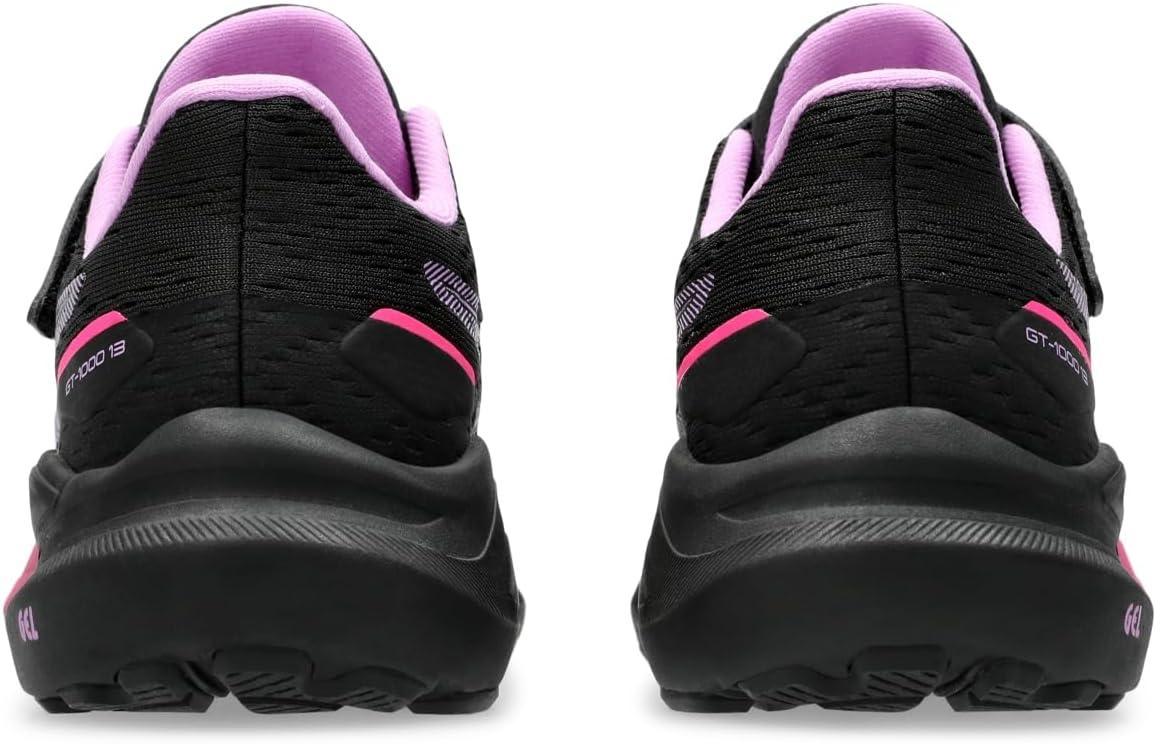 image:imageASICS Kids GT1000 13 Pre School Running ShoesBlackLavender Glow
