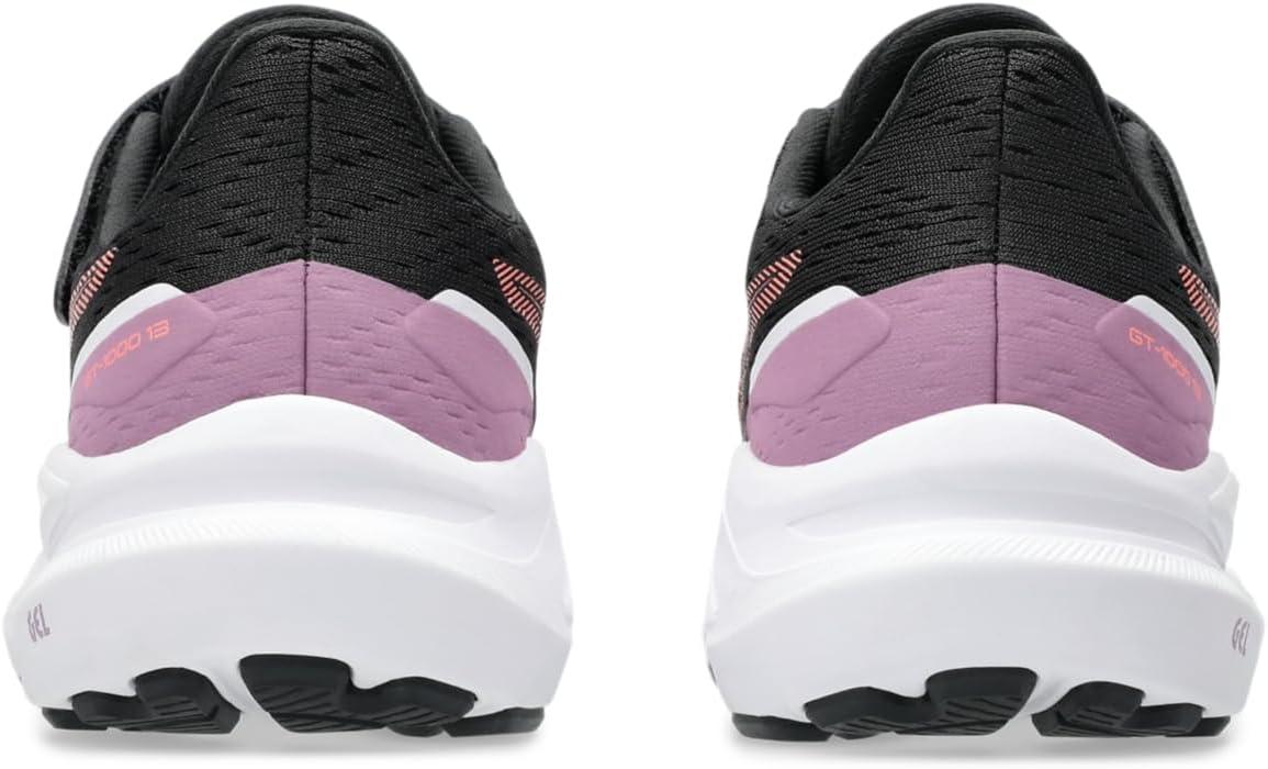 image:imageASICS Kids GT1000 13 Pre School Running ShoesBlackSun Coral
