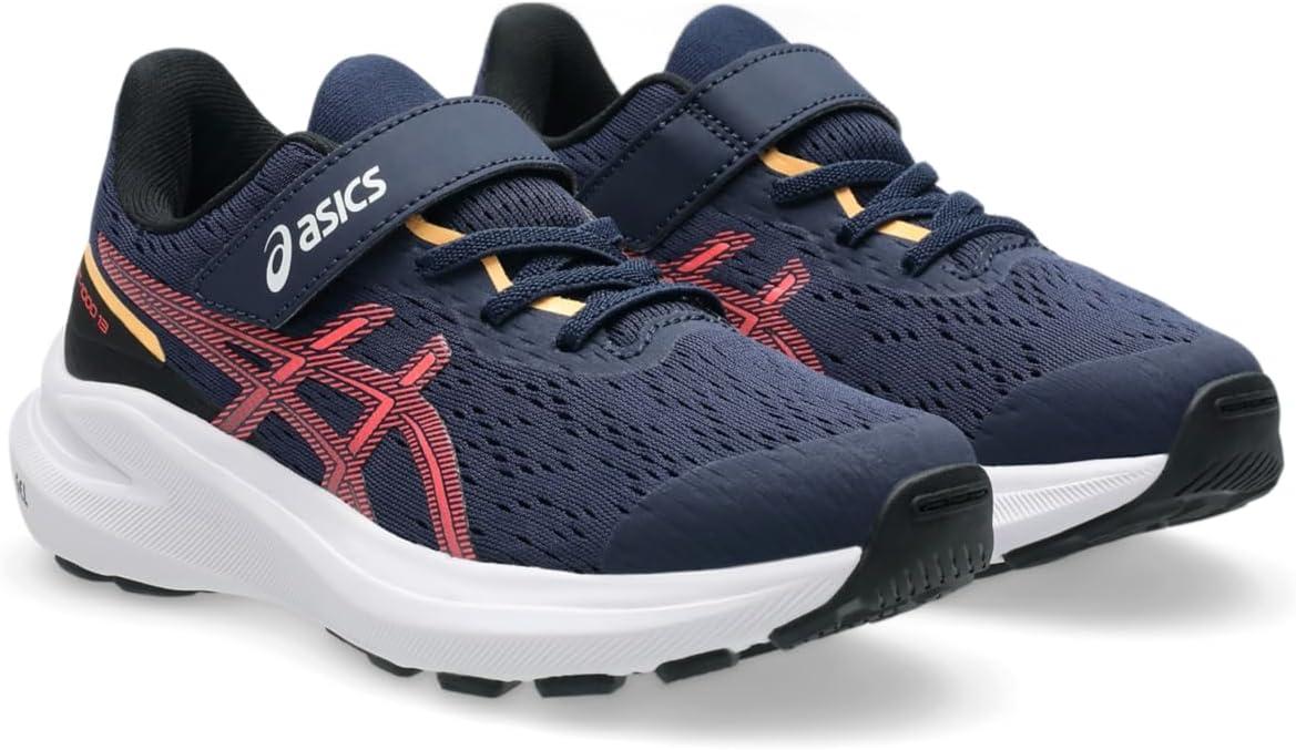 image:imageASICS Kids GT1000 13 Pre School Running ShoesMidnightFlash Red