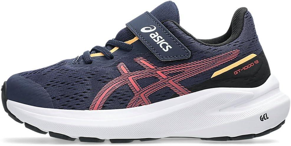 image:imageASICS Kids GT1000 13 Pre School Running ShoesMidnightFlash Red