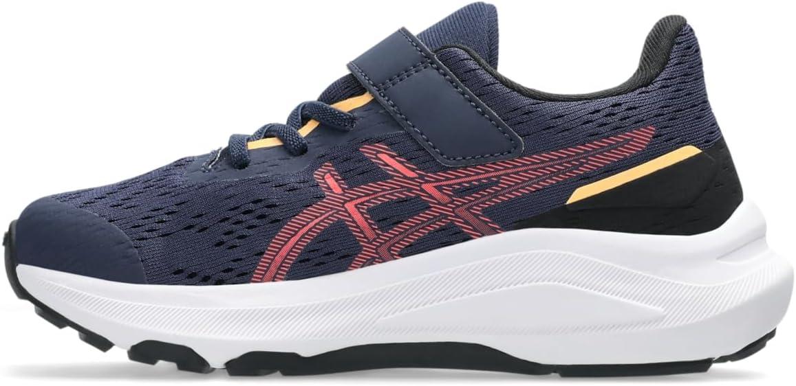 image:imageASICS Kids GT1000 13 Pre School Running ShoesMidnightFlash Red