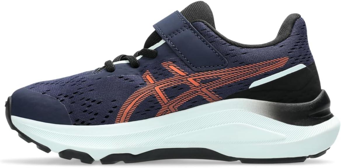 image:imageASICS Kids GT1000 13 Pre School Running ShoesMidnightNova Orange