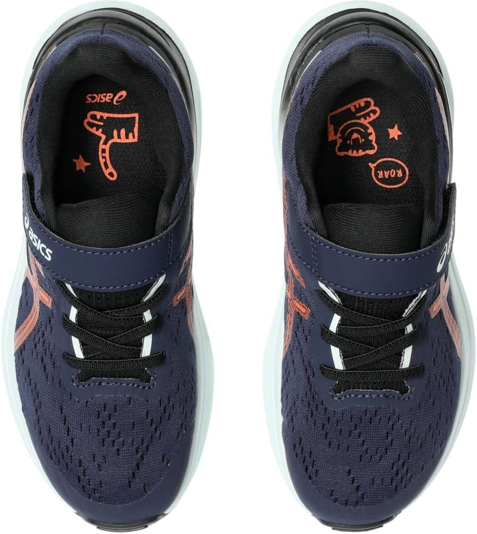 image:imageASICS Kids GT1000 13 Pre School Running ShoesMidnightNova Orange
