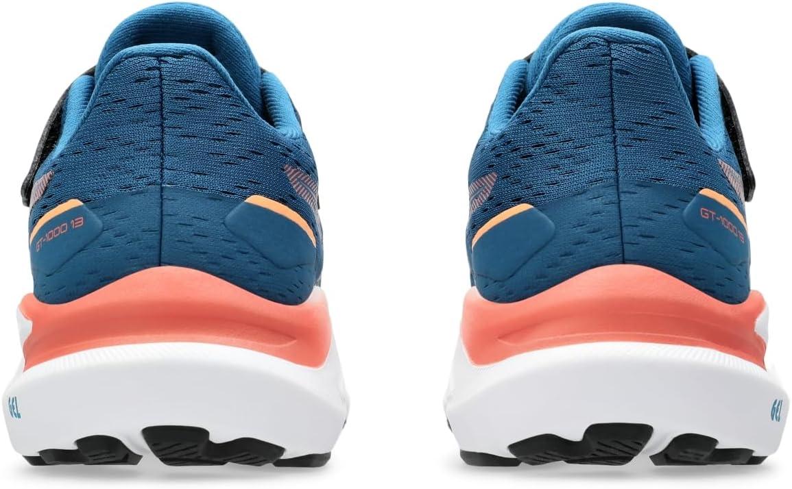 image:imageASICS Kids GT1000 13 Pre School Running ShoesRich NavyDesert Red