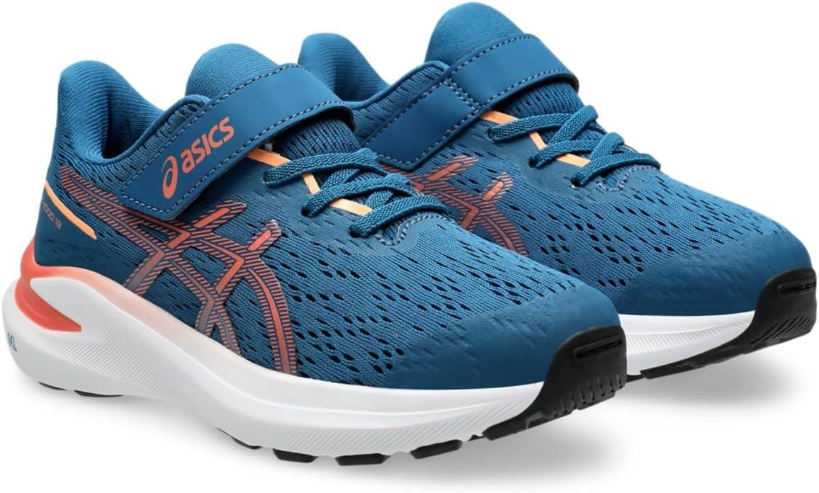 image:imageASICS Kids GT1000 13 Pre School Running ShoesRich NavyDesert Red