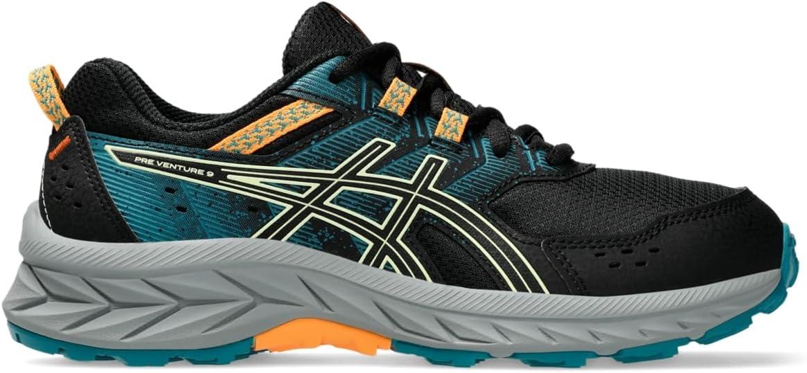 image:imageASICS Kids PRE Venture 9 Grade School Running ShoesBlackCool Matcha