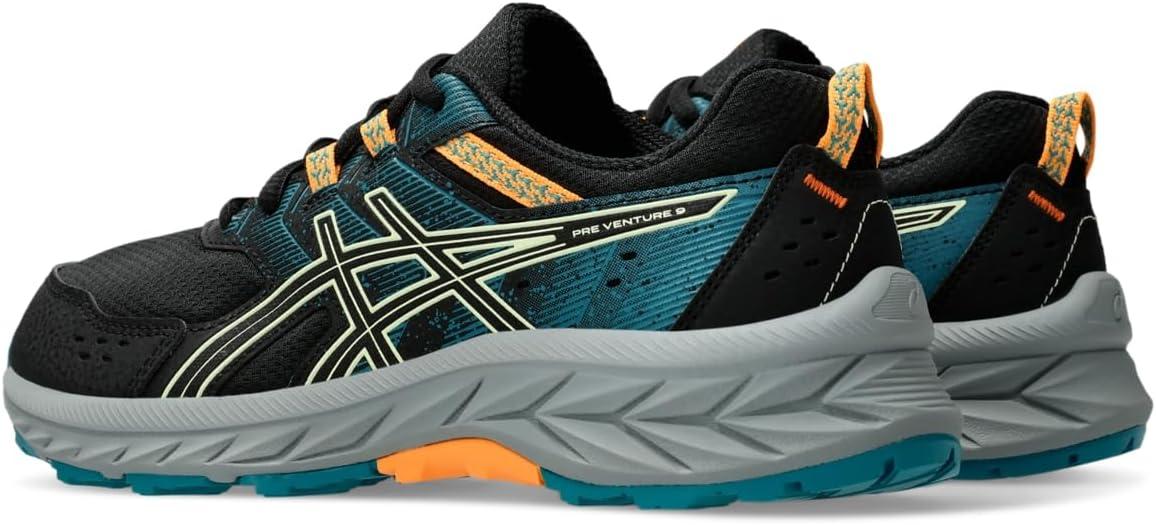 image:imageASICS Kids PRE Venture 9 Grade School Running ShoesBlackCool Matcha