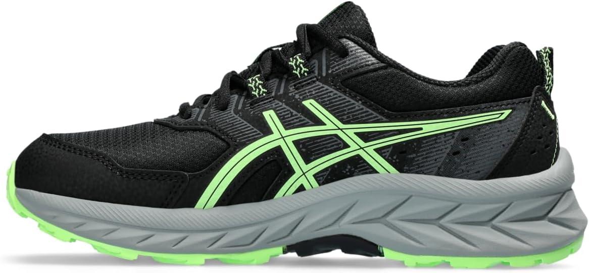 image:imageASICS Kids PRE Venture 9 Grade School Running ShoesBlackIlluminate Green