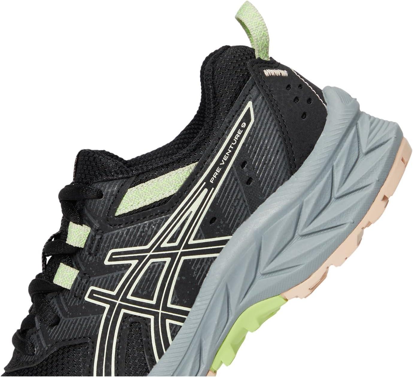 image:imageASICS Kids PRE Venture 9 Grade School Running ShoesBlackWhisper Green