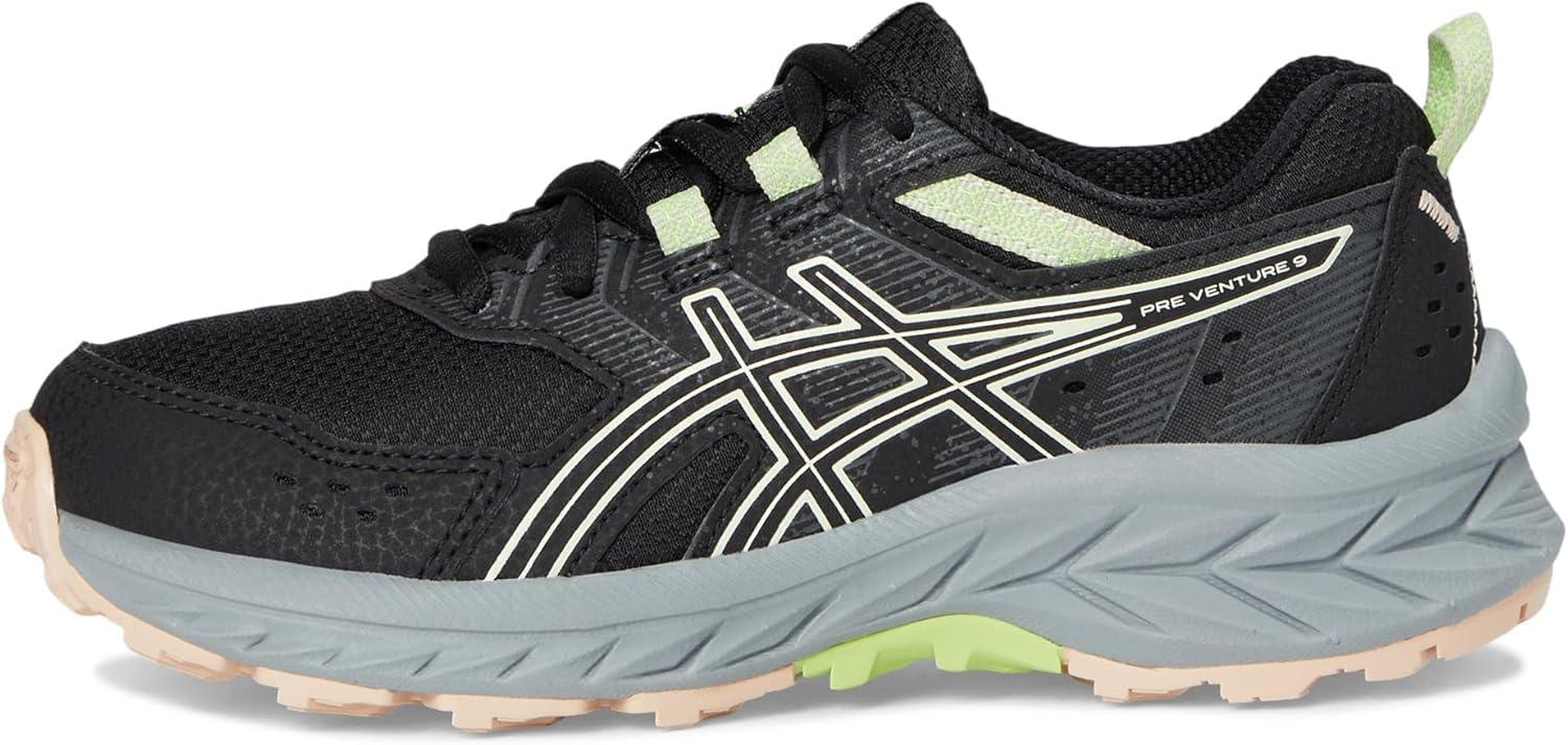 image:imageASICS Kids PRE Venture 9 Grade School Running ShoesBlackWhisper Green