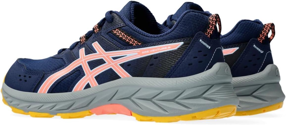 image:imageASICS Kids PRE Venture 9 Grade School Running ShoesBlue ExpanseSun Coral
