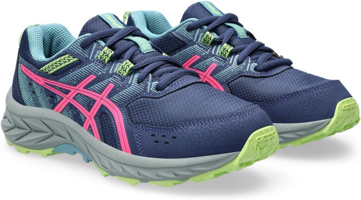 image:imageASICS Kids PRE Venture 9 Grade School Running ShoesDeep OceanHot Pink