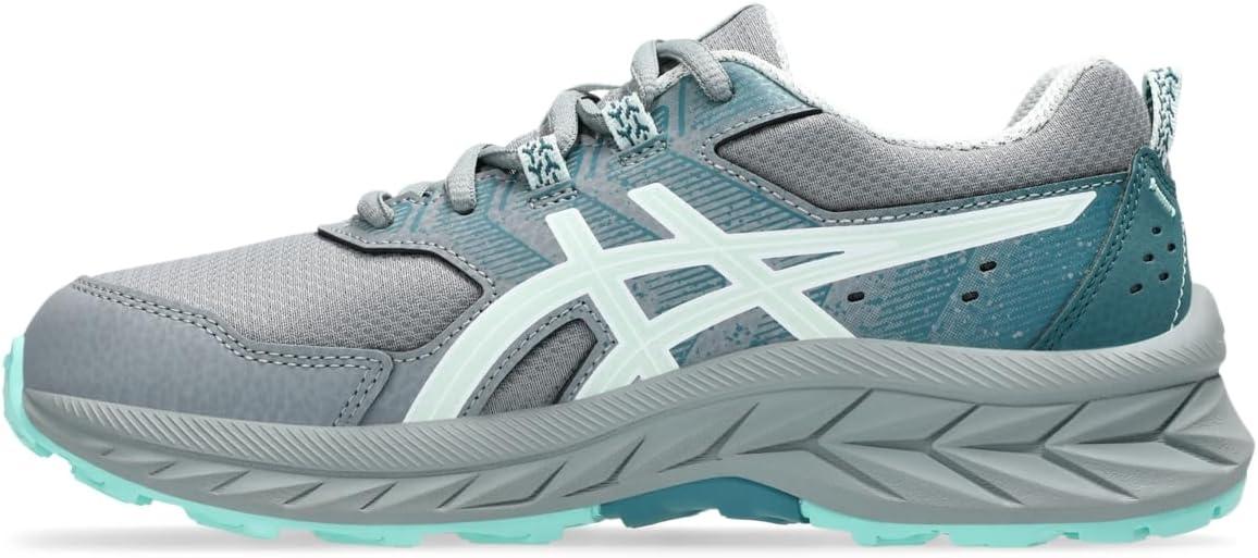 image:imageASICS Kids PRE Venture 9 Grade School Running ShoesGravelPure Aqua