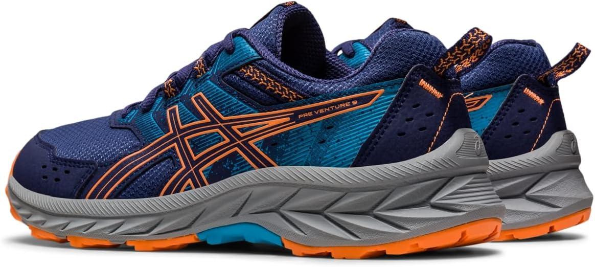 image:imageASICS Kids PRE Venture 9 Grade School Running ShoesIndigo BlueSun Peach