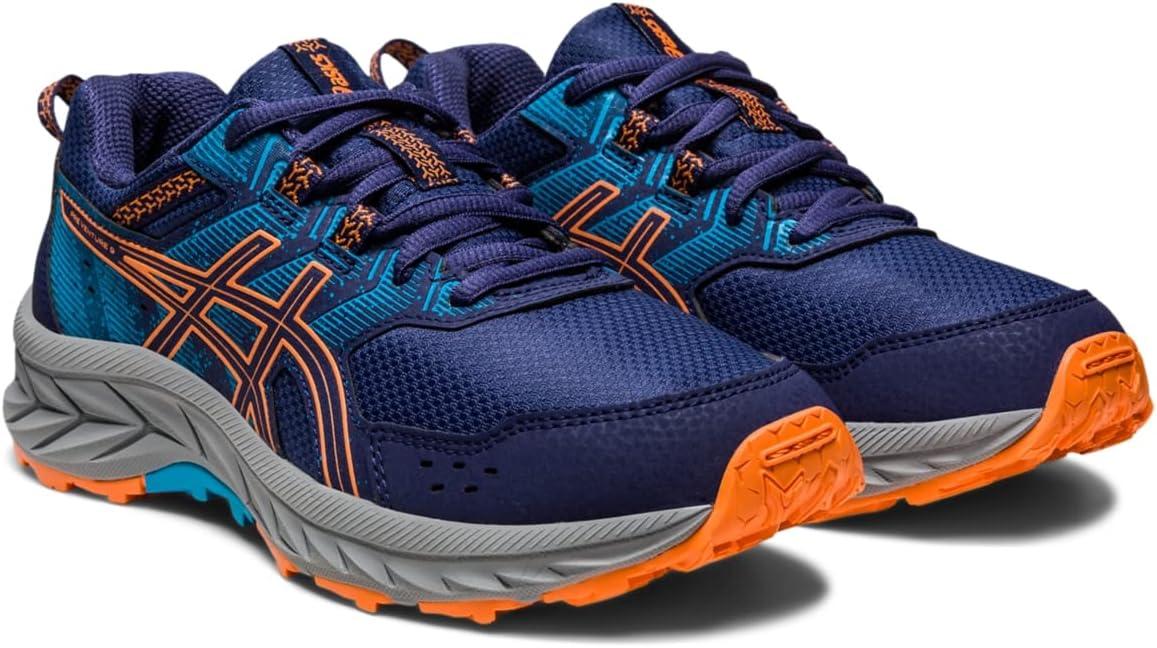 image:imageASICS Kids PRE Venture 9 Grade School Running ShoesIndigo BlueSun Peach