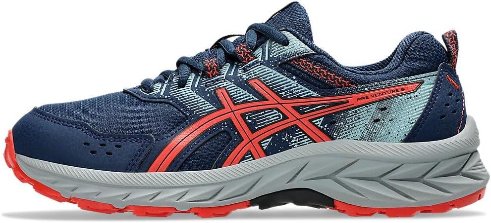 image:imageASICS Kids PRE Venture 9 Grade School Running ShoesNight SkyRed Snapper