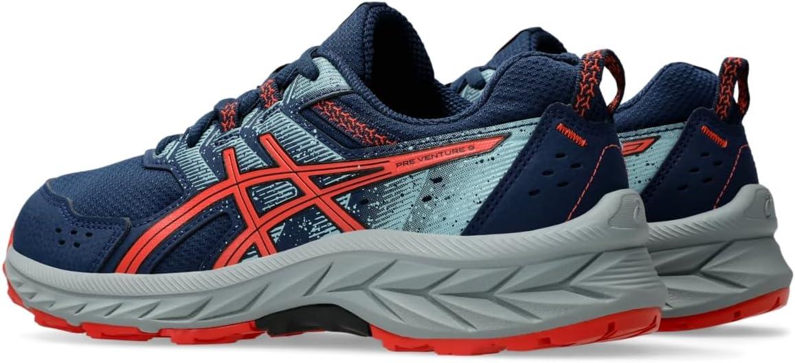 image:imageASICS Kids PRE Venture 9 Grade School Running ShoesNight SkyRed Snapper