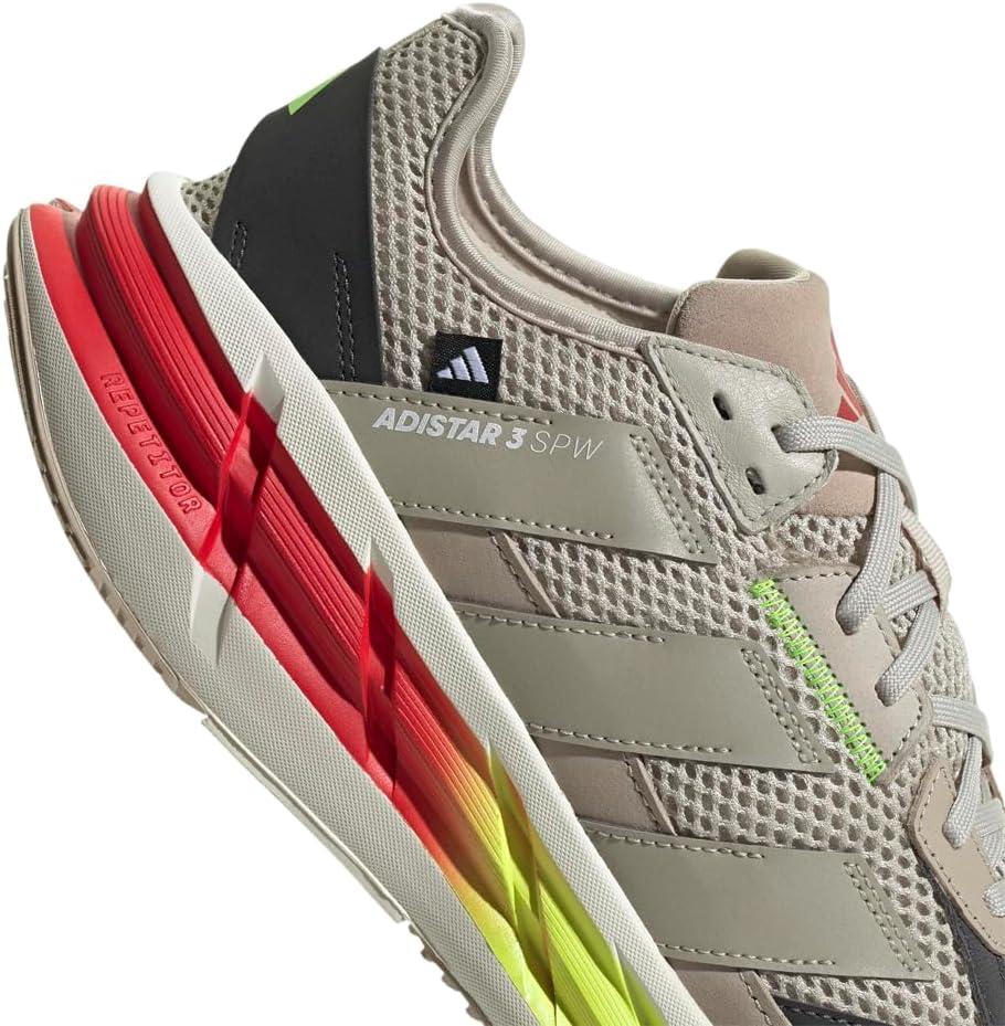 image:imageAdidas Mens Adistar 3 Running ShoesWonder AluminaWonder BeigeLucid Lemon