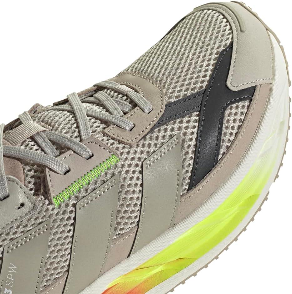image:imageAdidas Mens Adistar 3 Running ShoesWonder AluminaWonder BeigeLucid Lemon