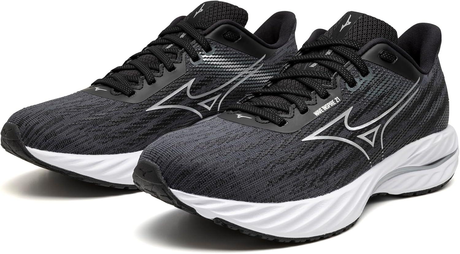 image:imageMizuno Womens Womens Wave Inspire 21 Running ShoeBlacksilver